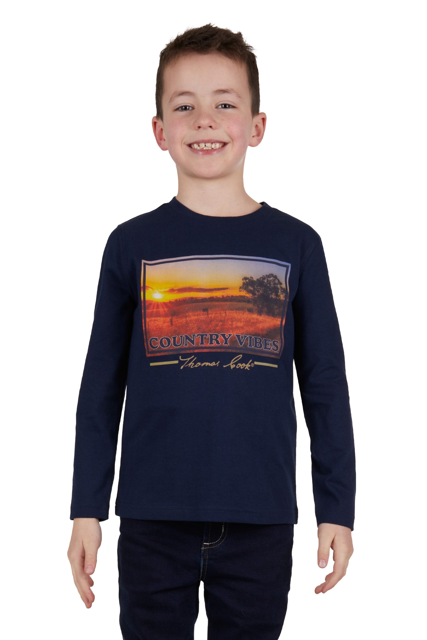 BOYS SUNSET LS TEE