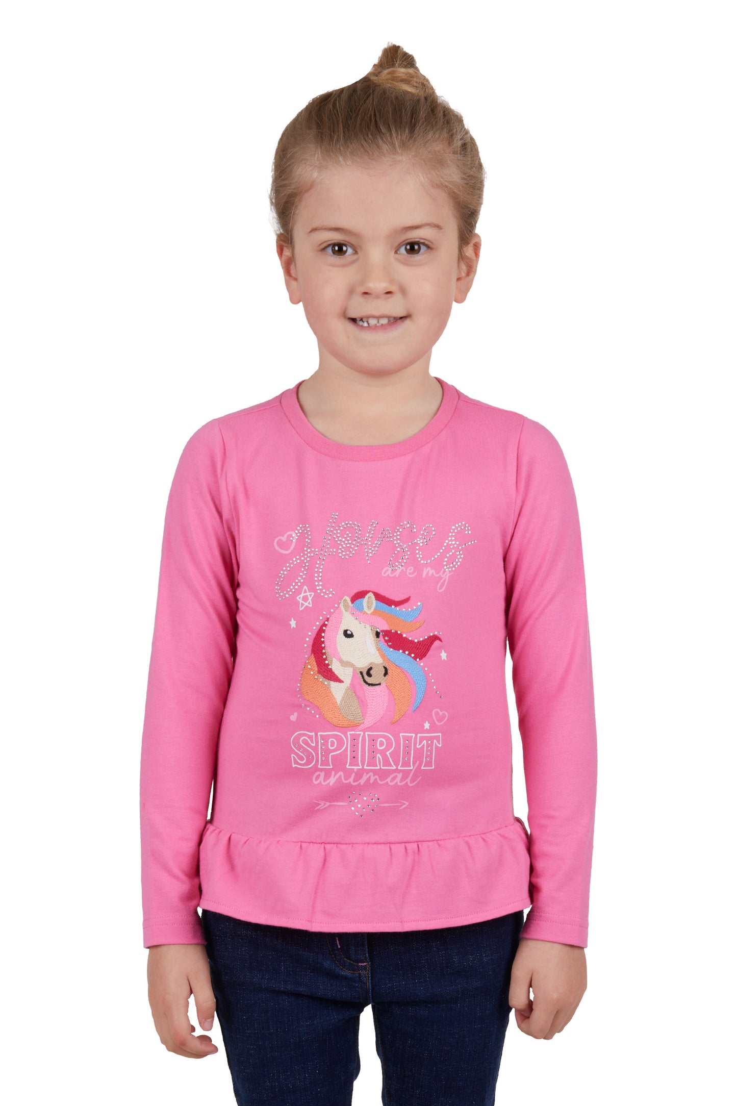 GIRLS ARIA LS TEE