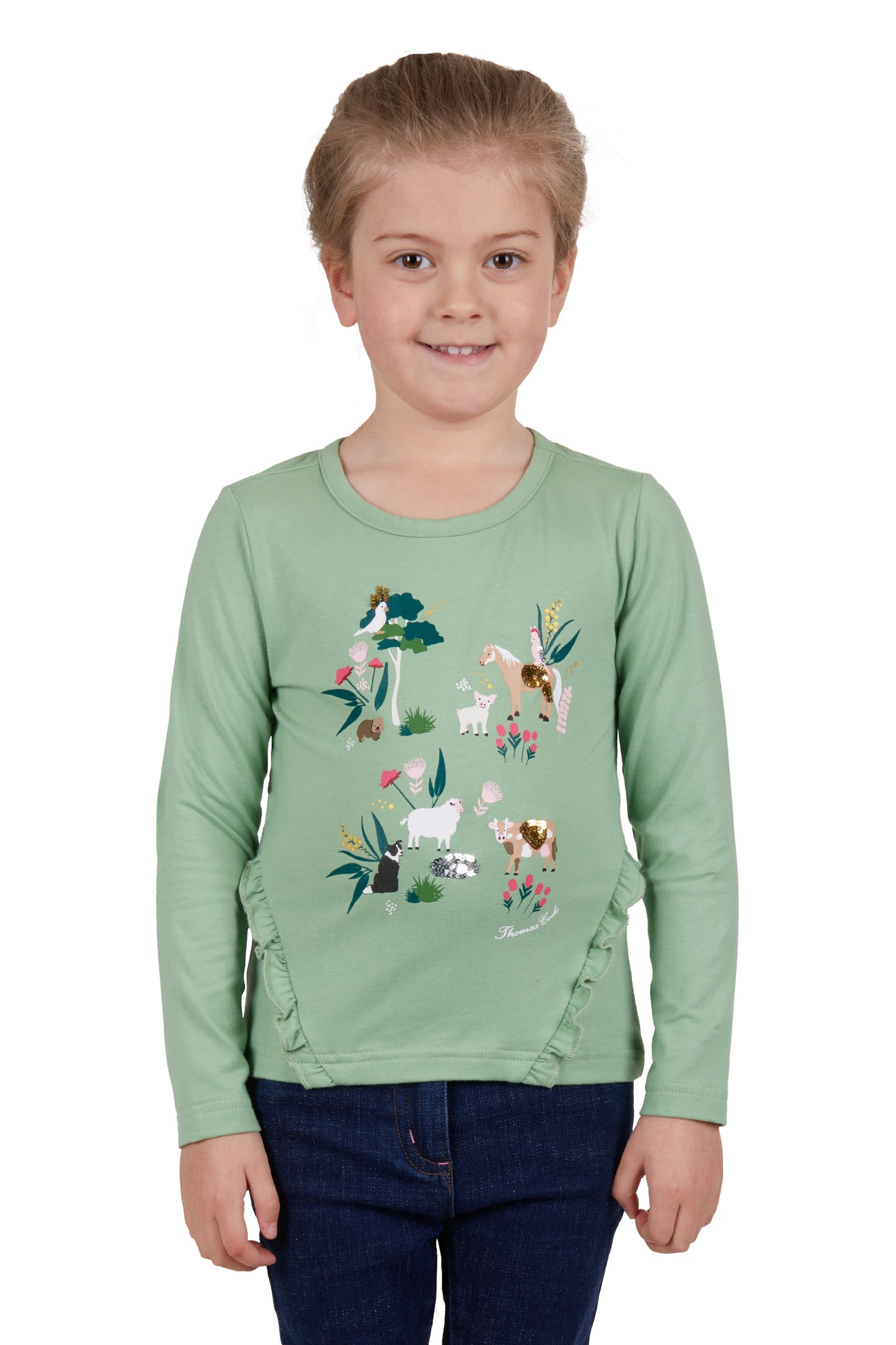 GIRLS DAHLIA LS TEE
