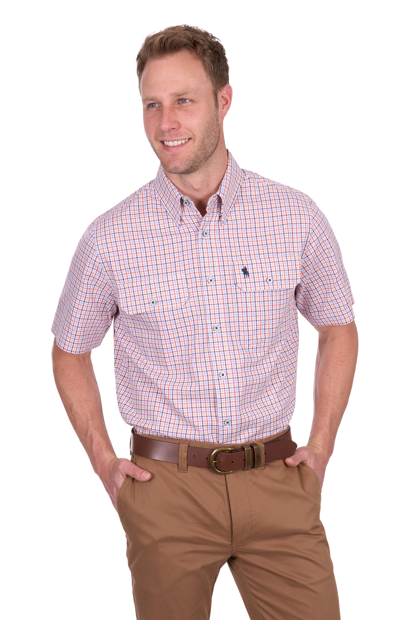 MENS ROBERT 2PKT SS SHIRT