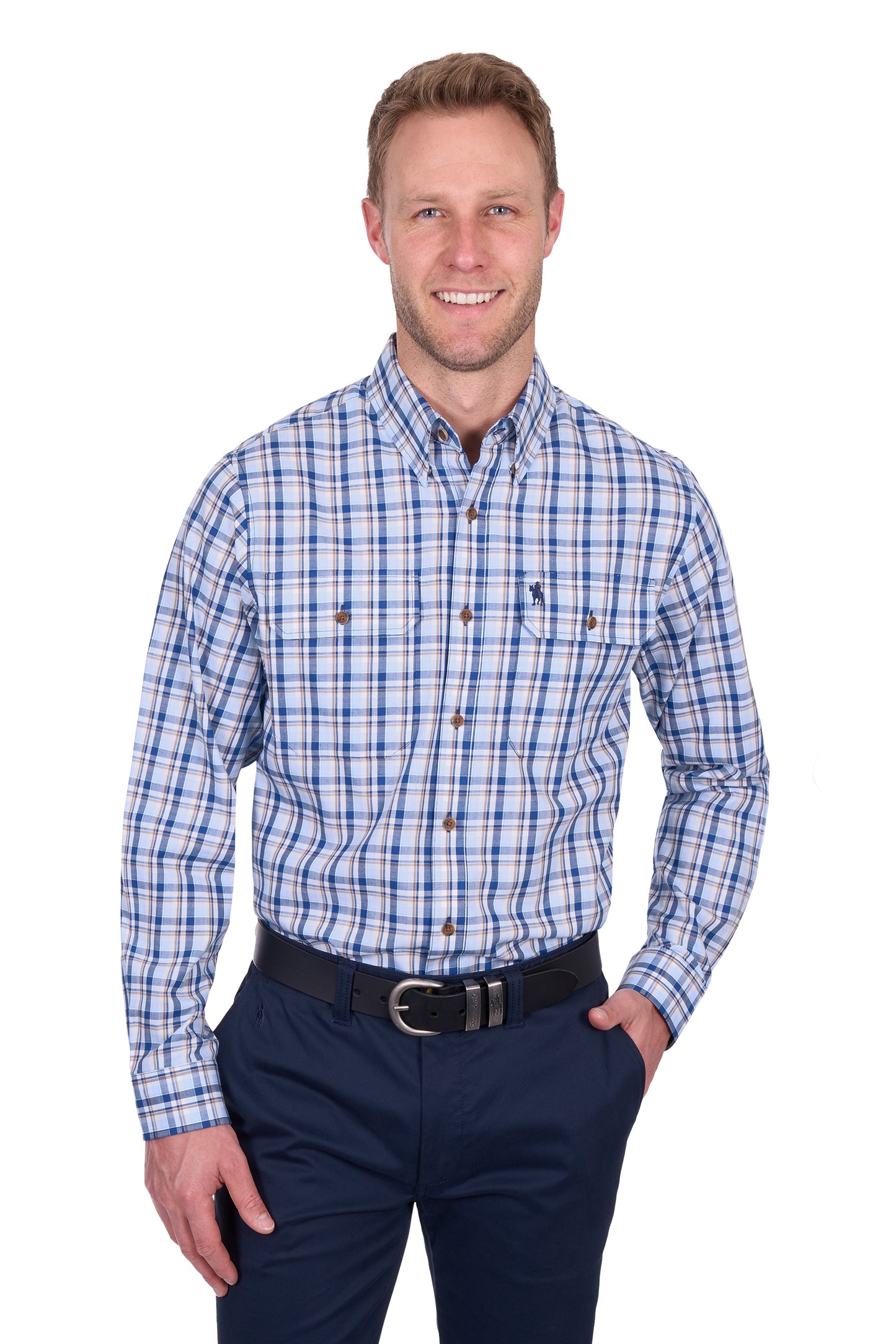 MENS THOMAS 2PKT LS SHIRT
