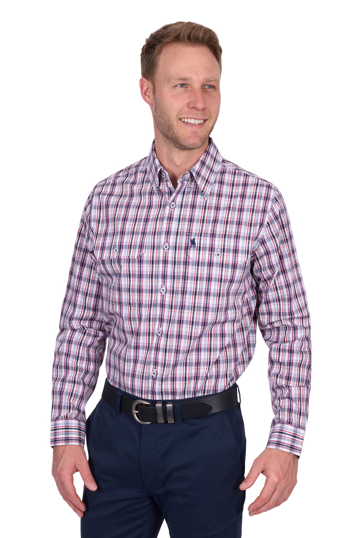 MENS JEFF 2PKT LS SHIRT