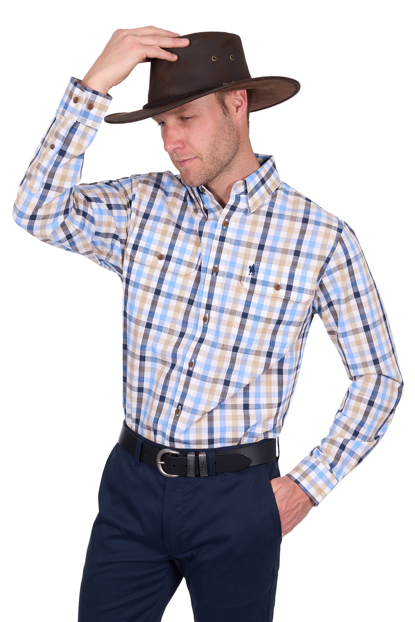 MENS JESSE 2PKT LS SHIRT