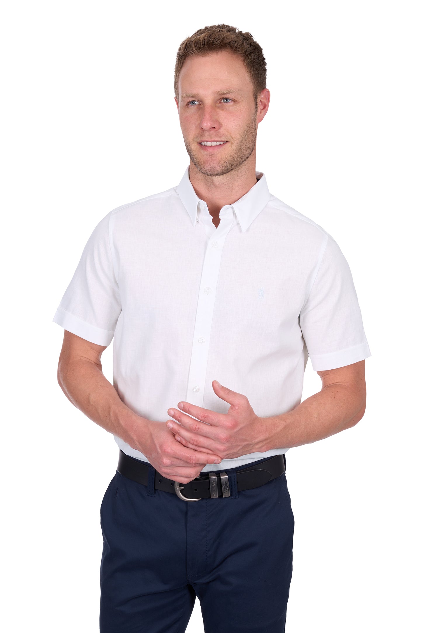 MENS TC LINEN SS SHIRT