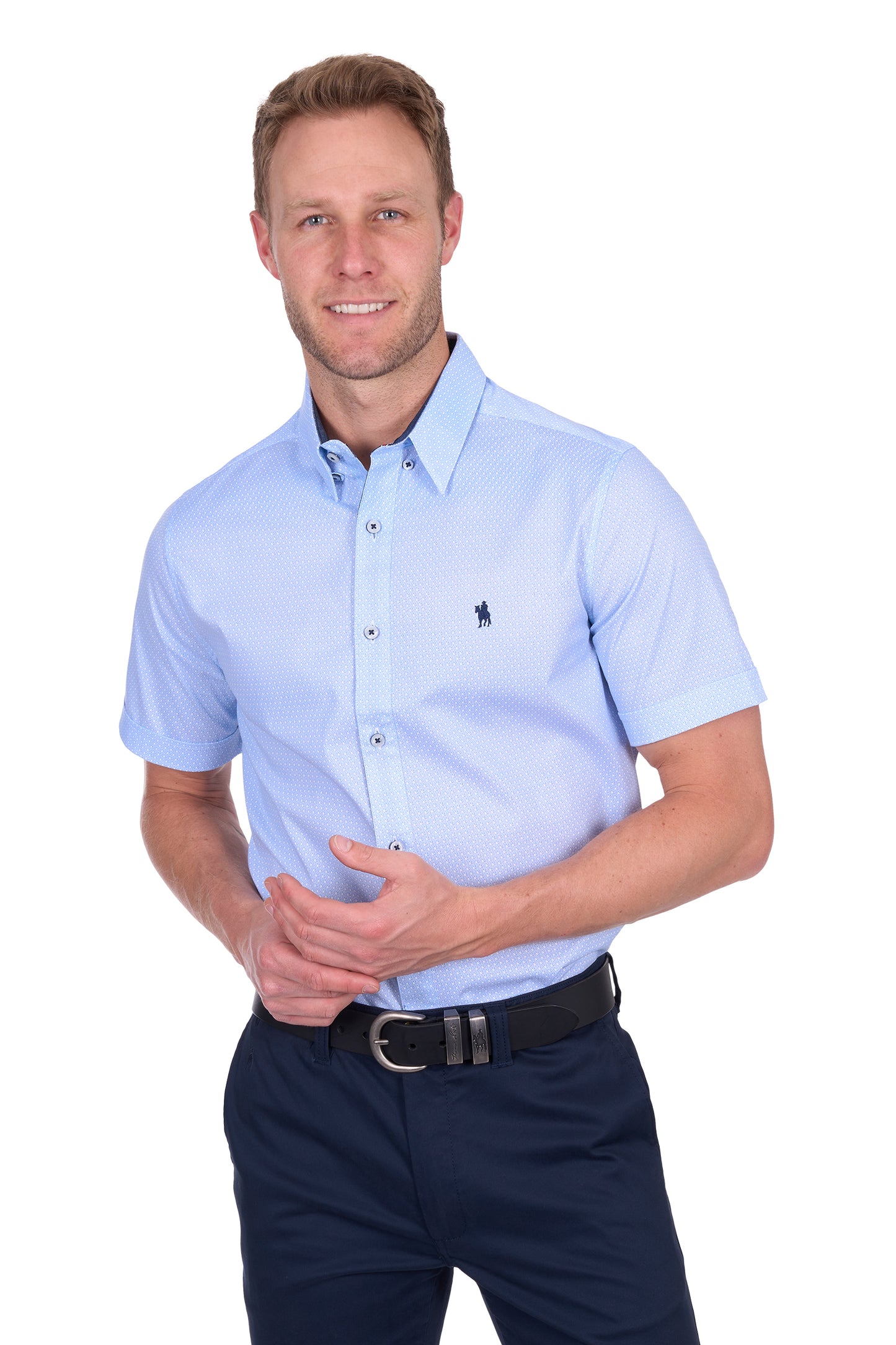 MENS MICHAEL TAILORED SS SHIRT