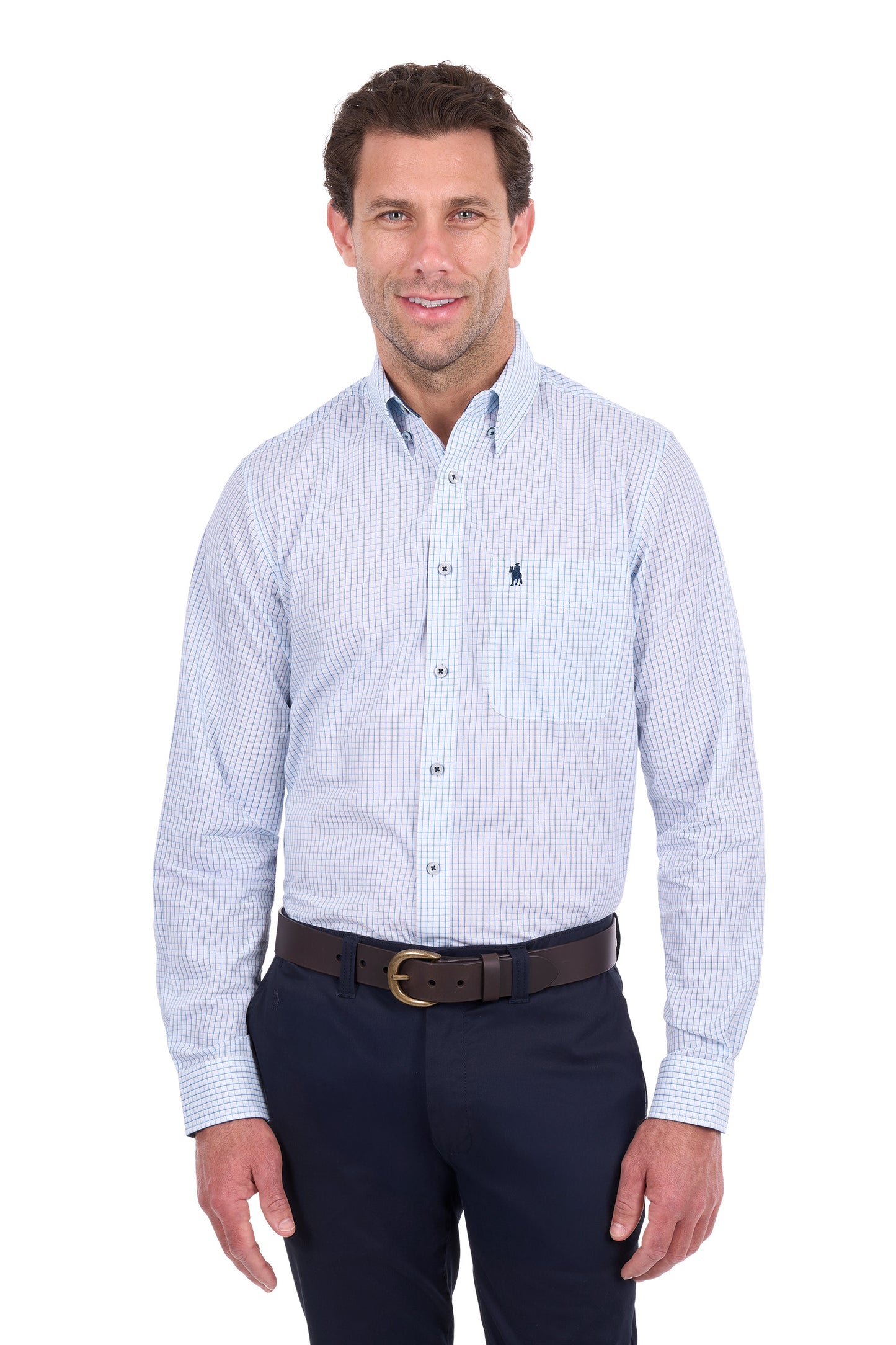 MENS LEO 1PKT LS SHIRT