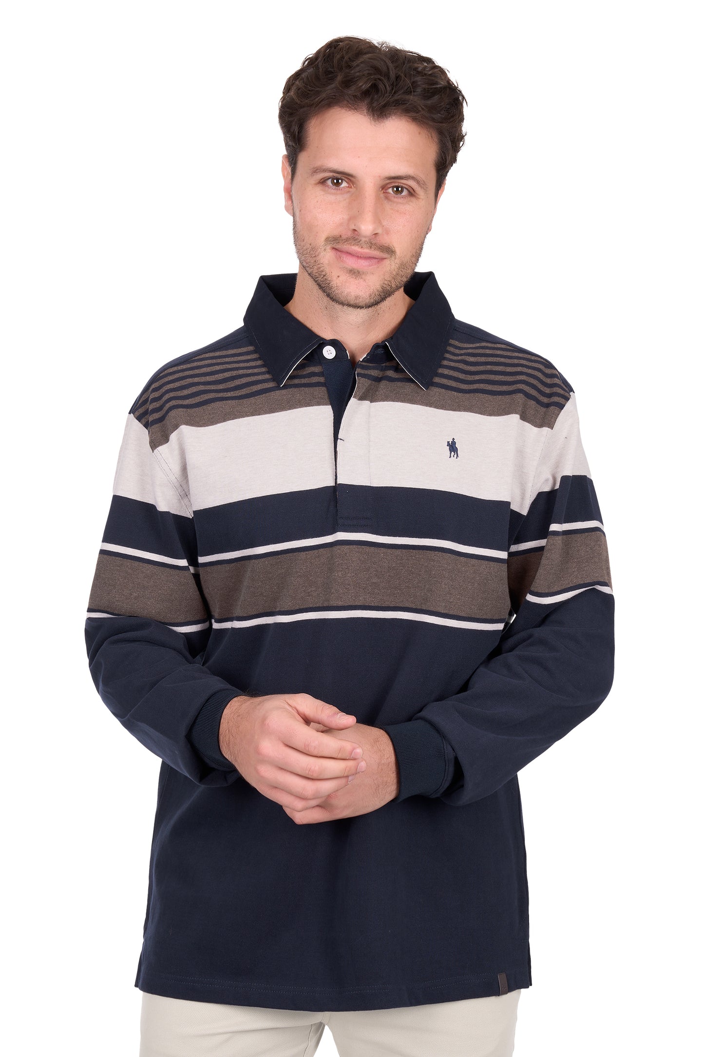 MENS BRYAN STRIPE RUGBY