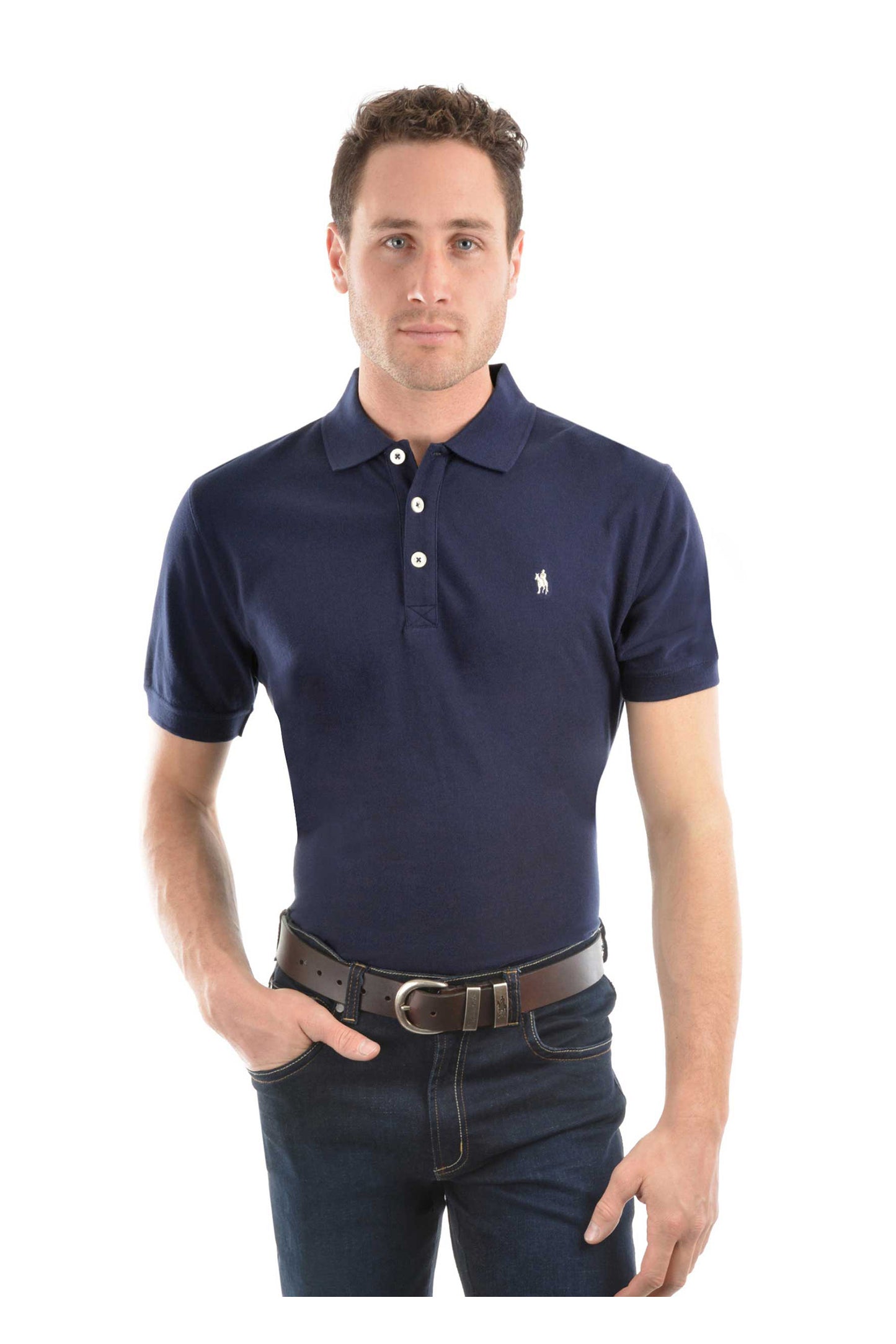 MENS TAILORED SS POLO
