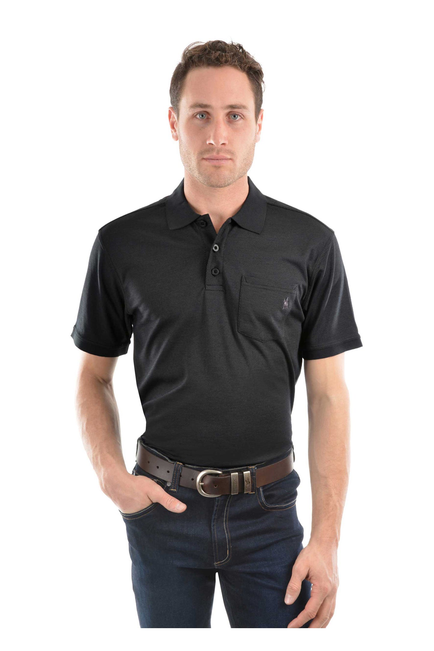 MENS BAMBOO SS POLO