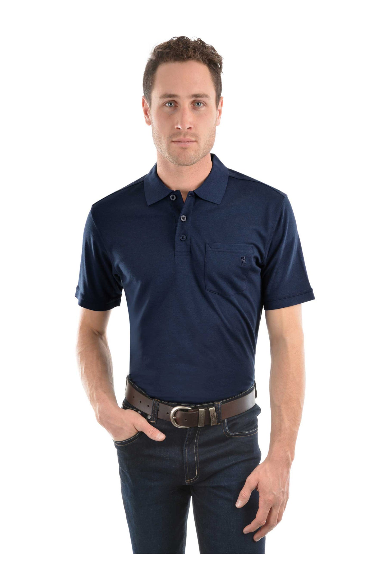 MENS BAMBOO SS POLO