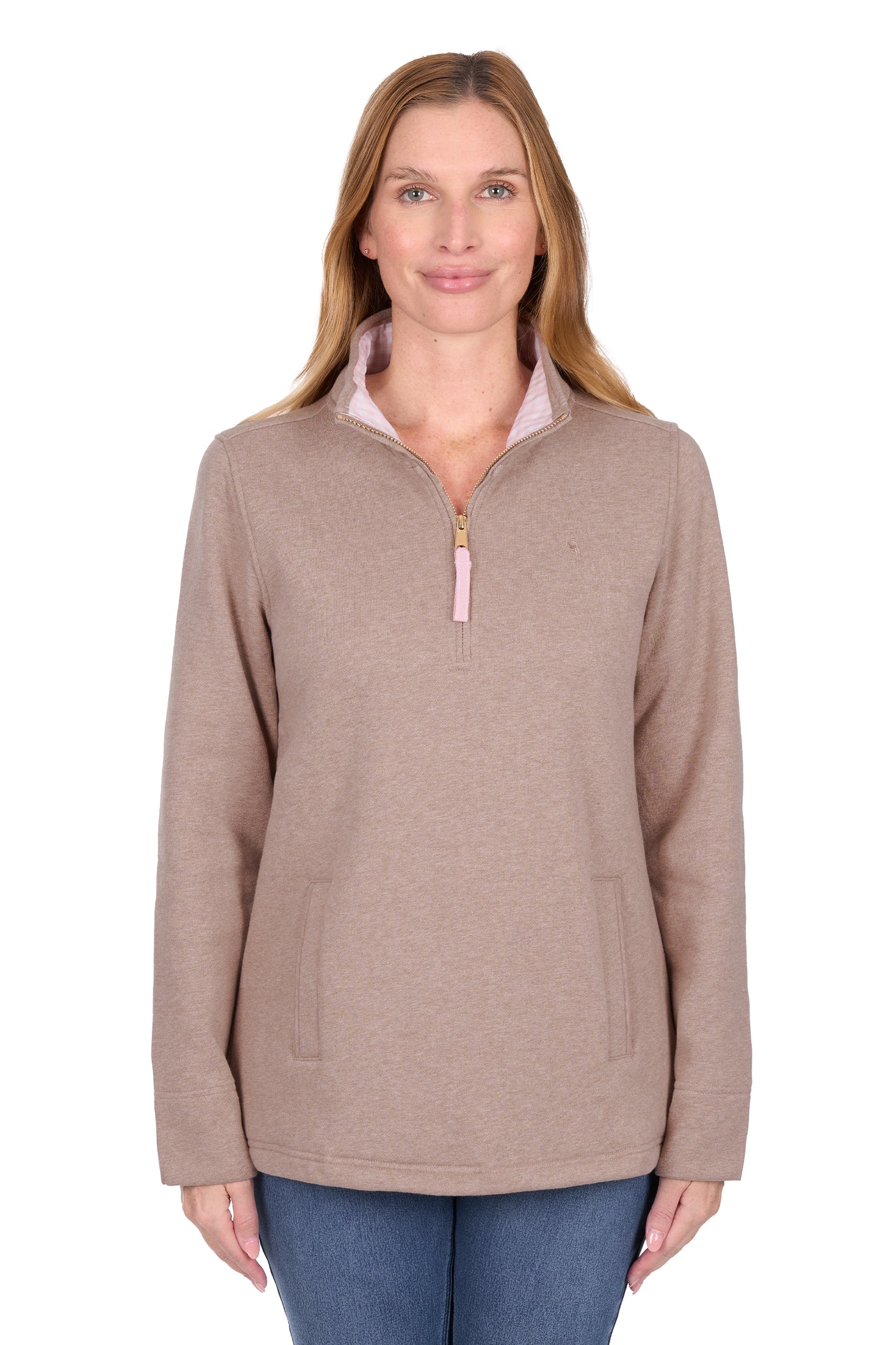WMNS LYDIA 1/4 ZIP RUGBY