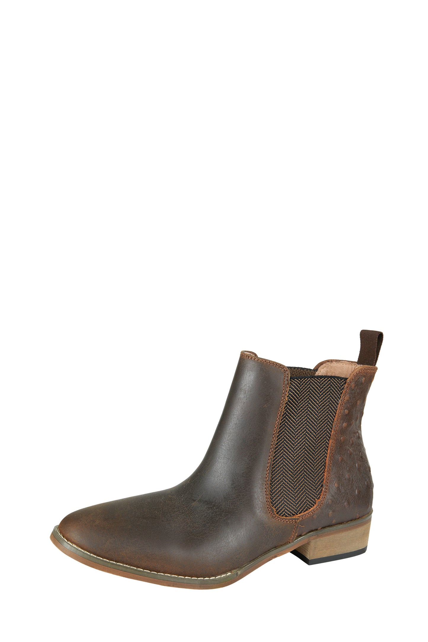 WMNS CHELSEA OSTRICH PRNT BOOT