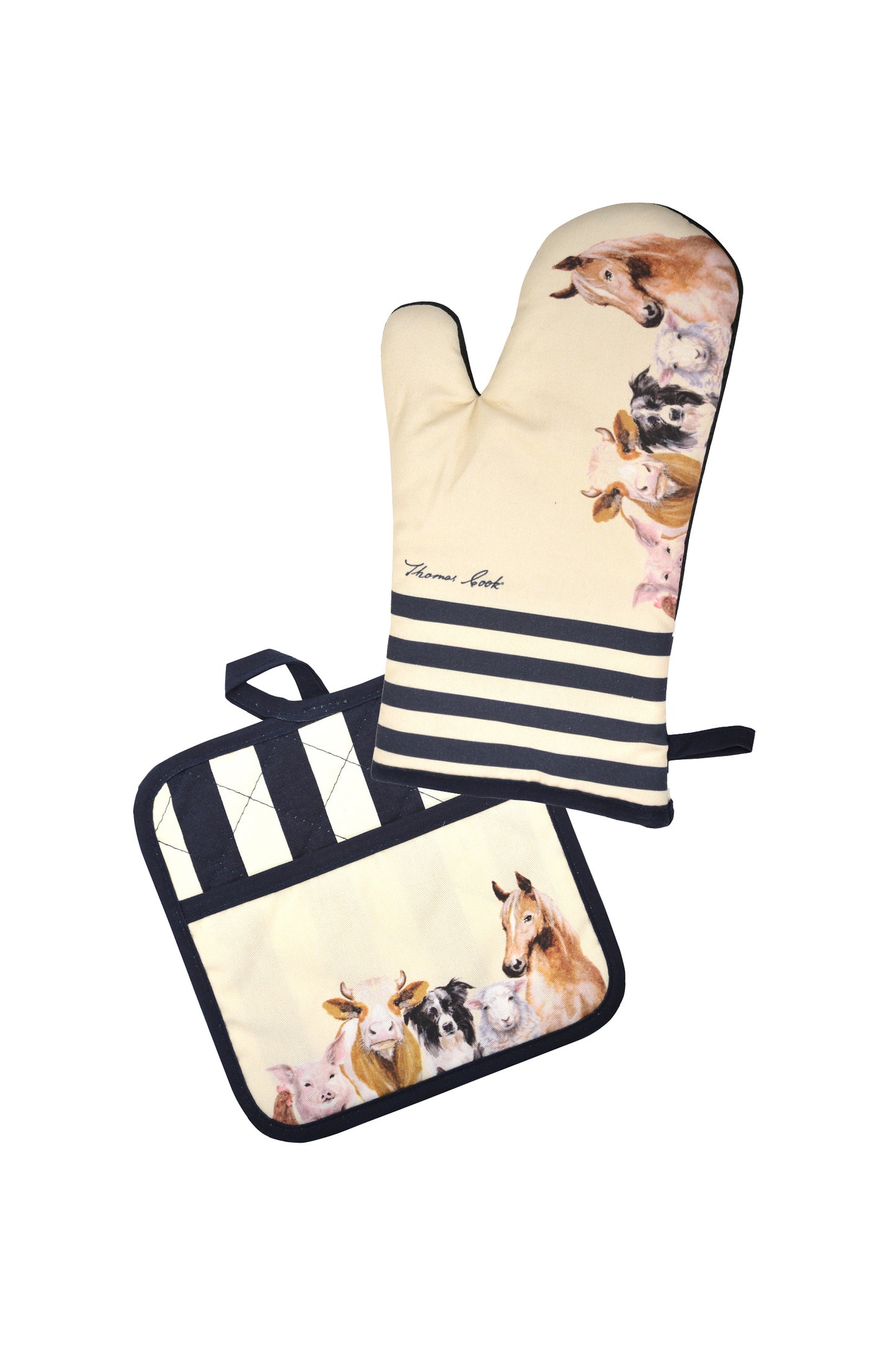 FF OVEN MITT & POT HOLDER SET
