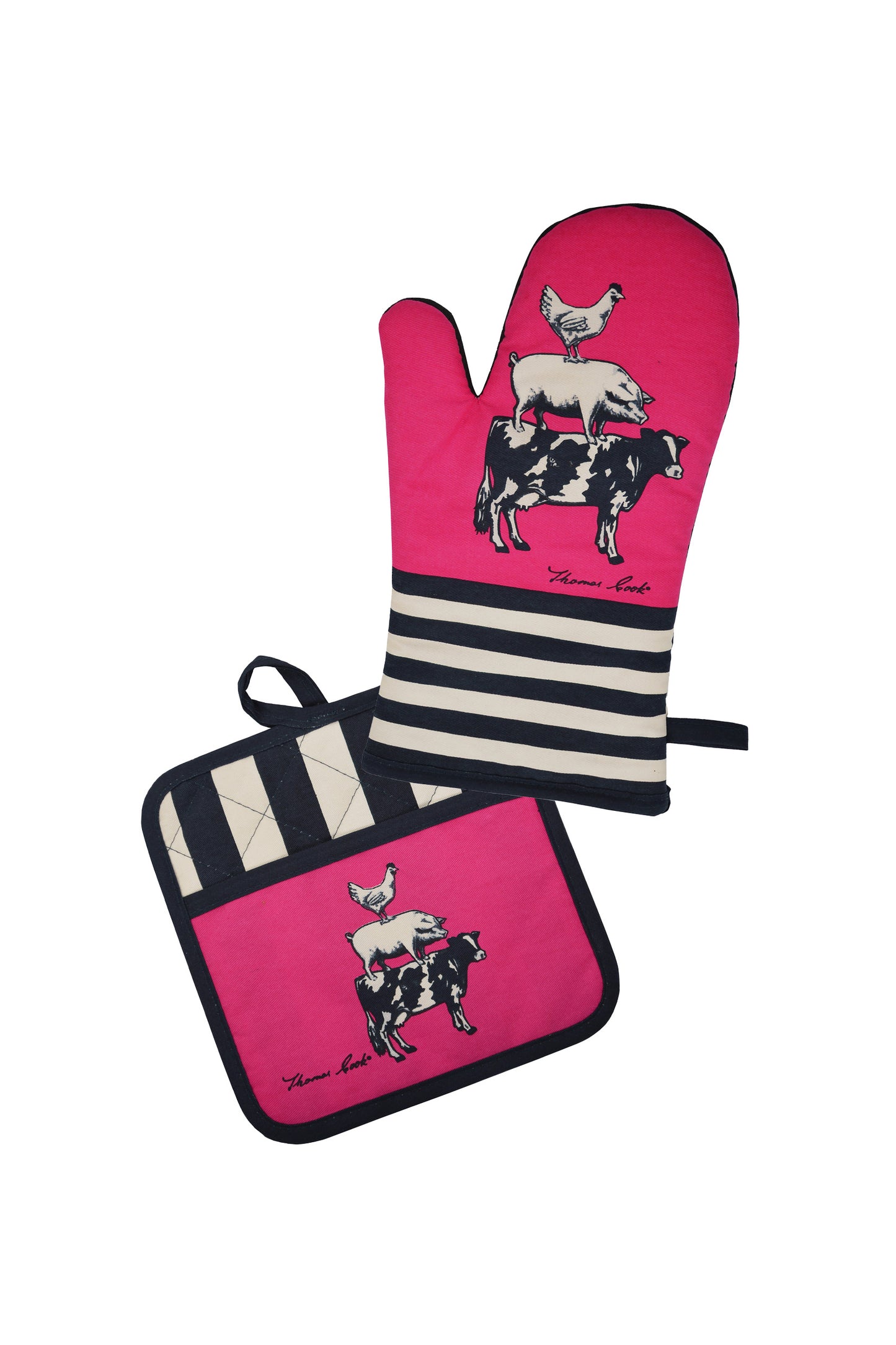 FF OVEN MITT & POT HOLDER SET