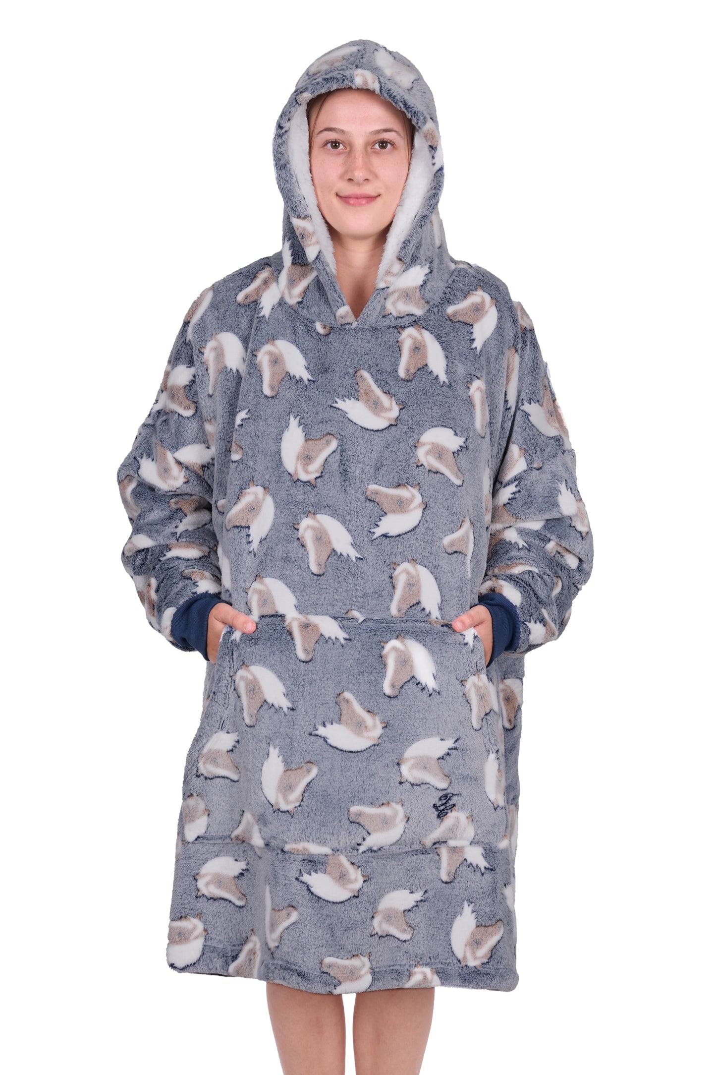 ADULTS HORSE SNUGGLE HOODIE