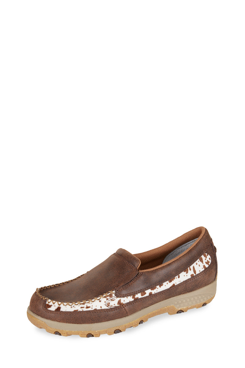 WMNS COW FUR CS MOC SLIPON