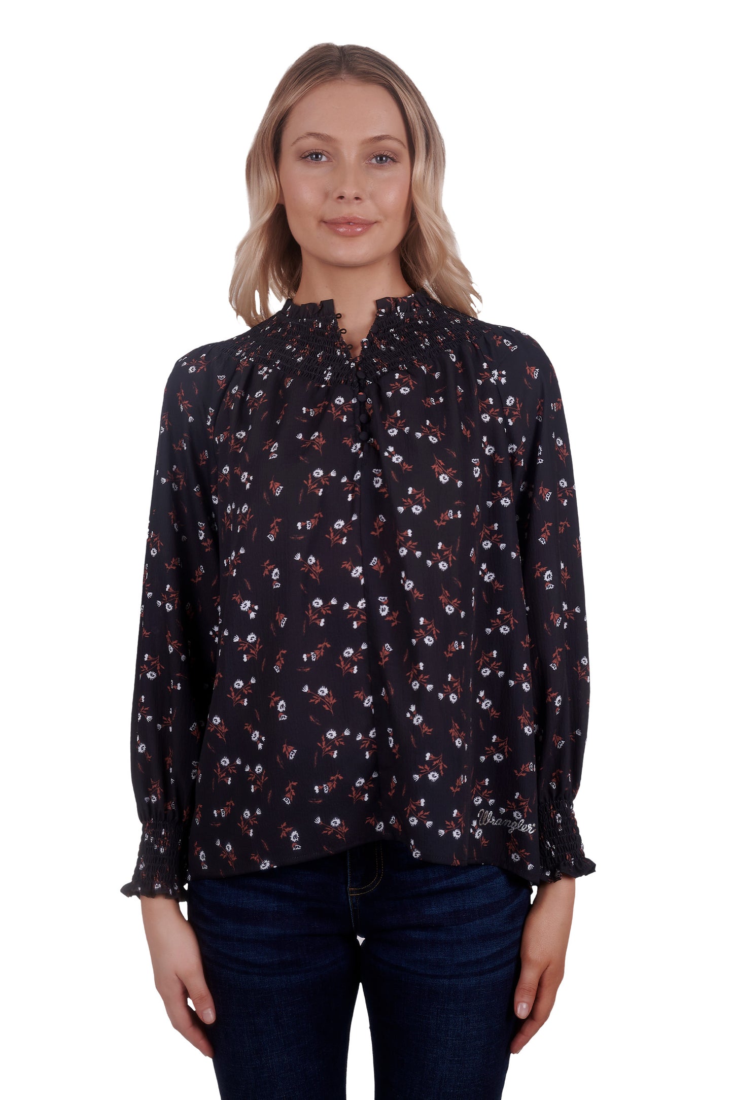WMNS CLARINDA LS BLOUSE