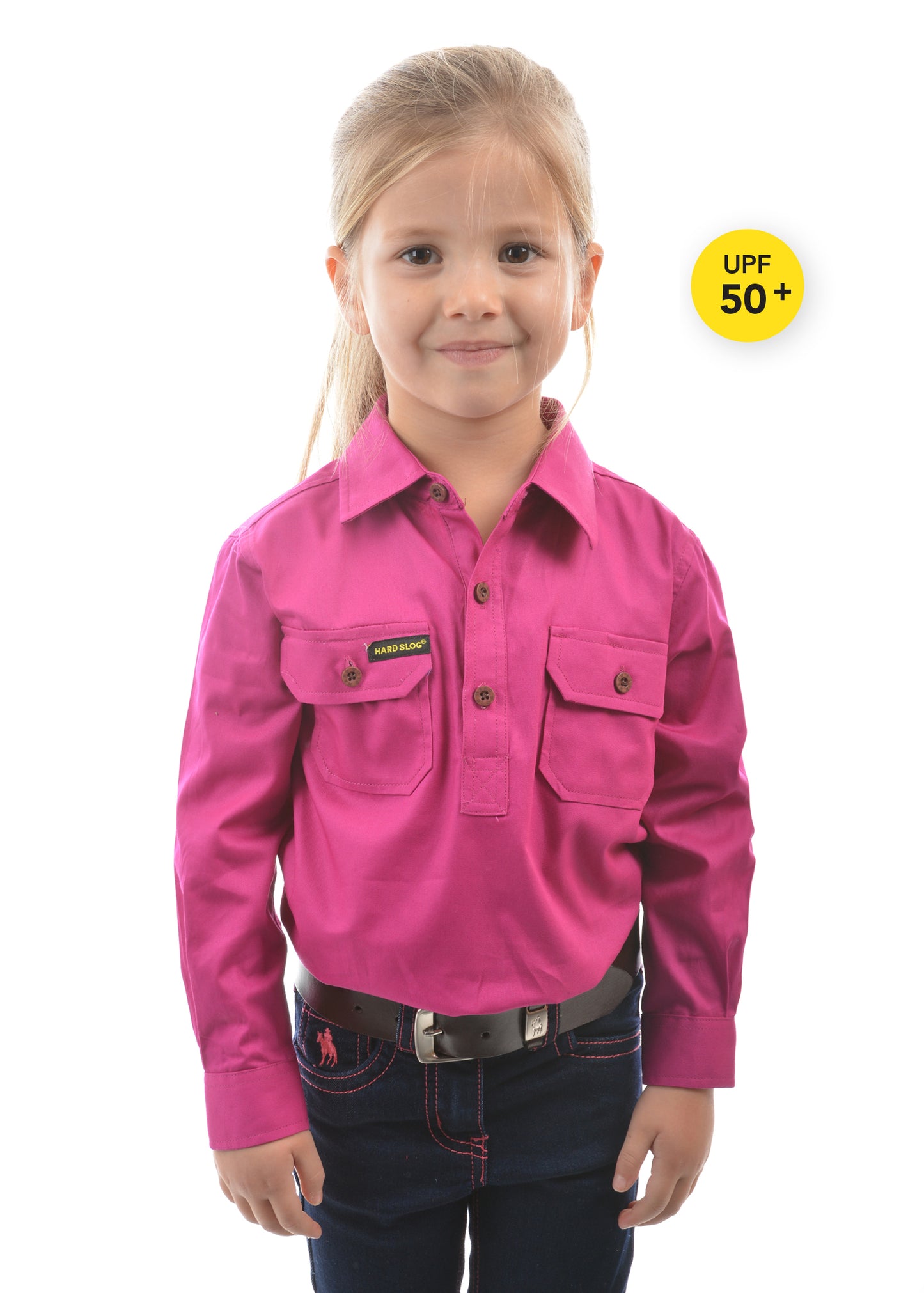 KIDS H/PLKT LIGHT CTN SHIRT
