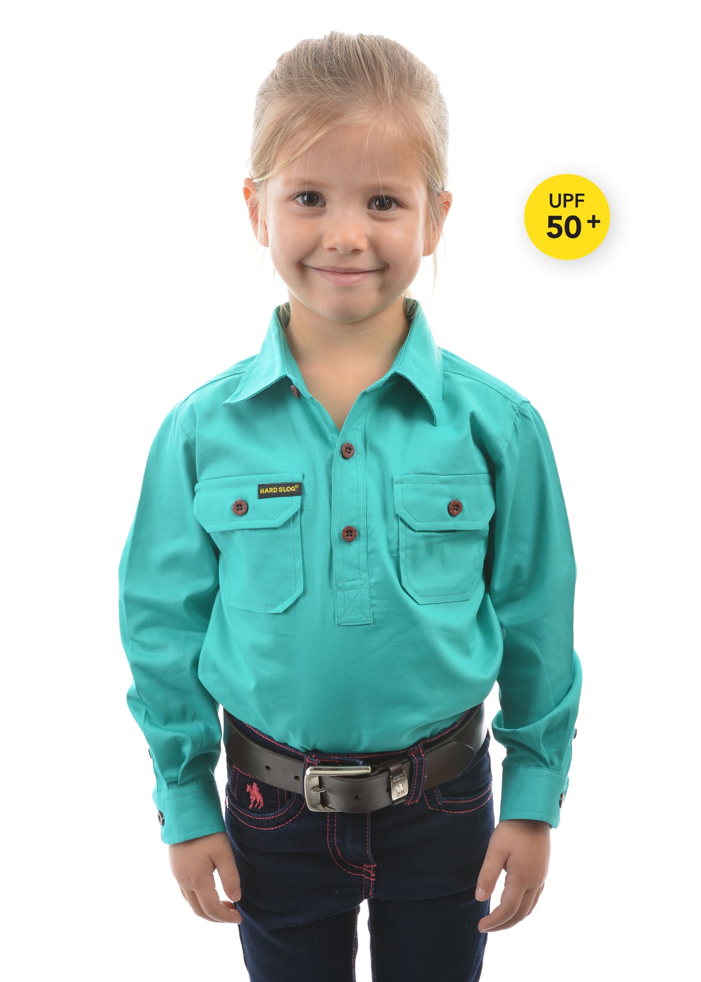 KIDS H/PLKT LIGHT CTN SHIRT