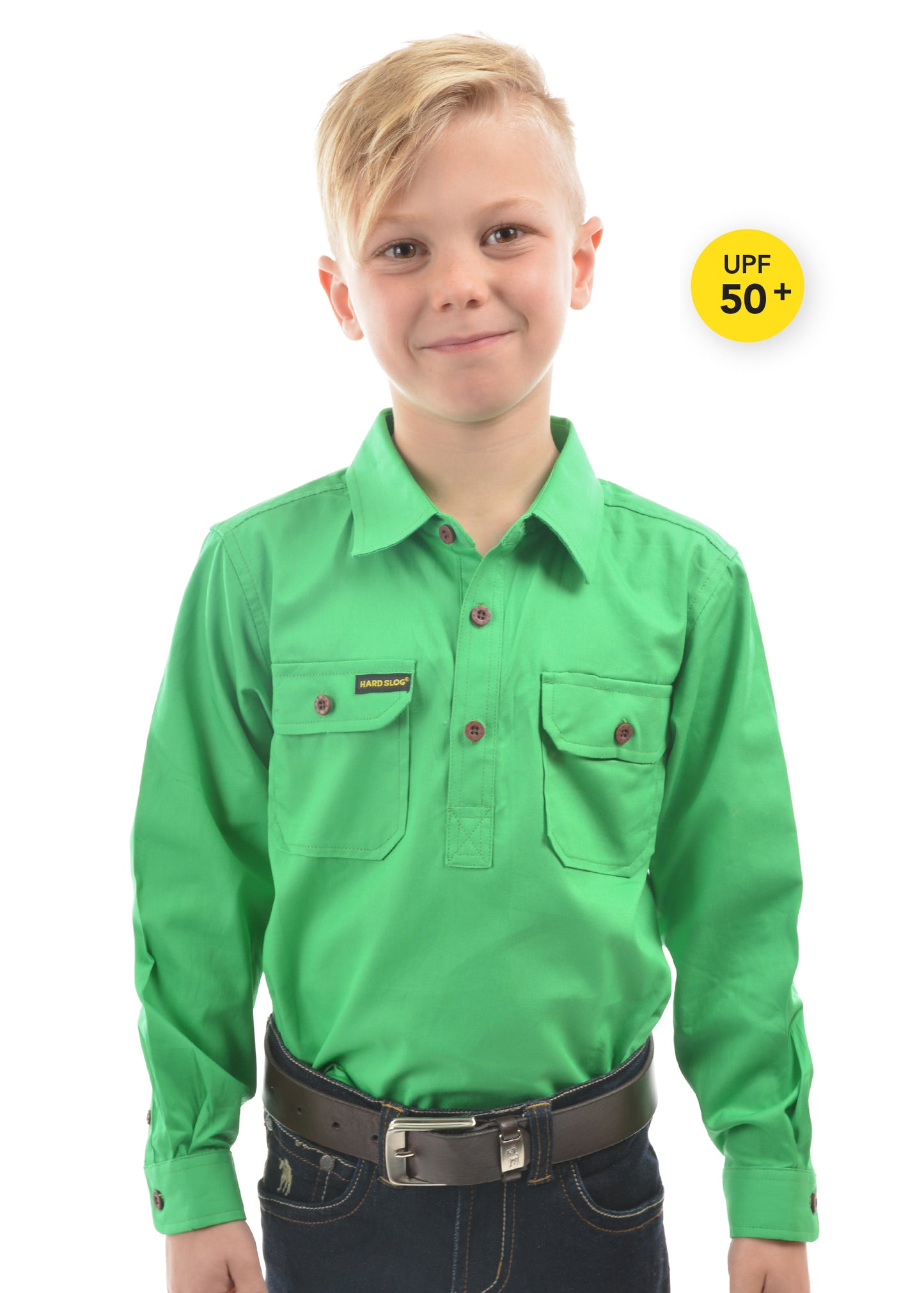 KIDS H/PLKT LIGHT CTN SHIRT