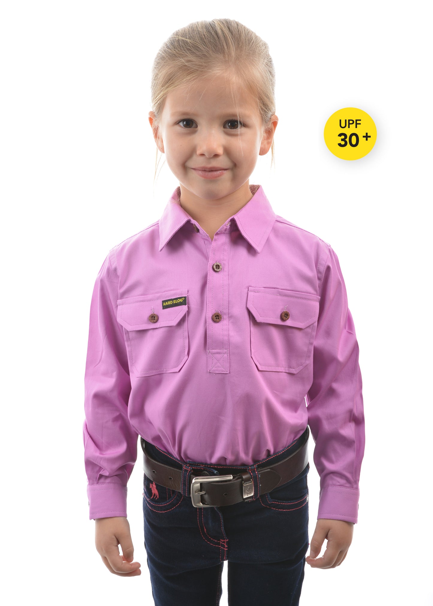 KIDS H/PLKT LIGHT CTN SHIRT